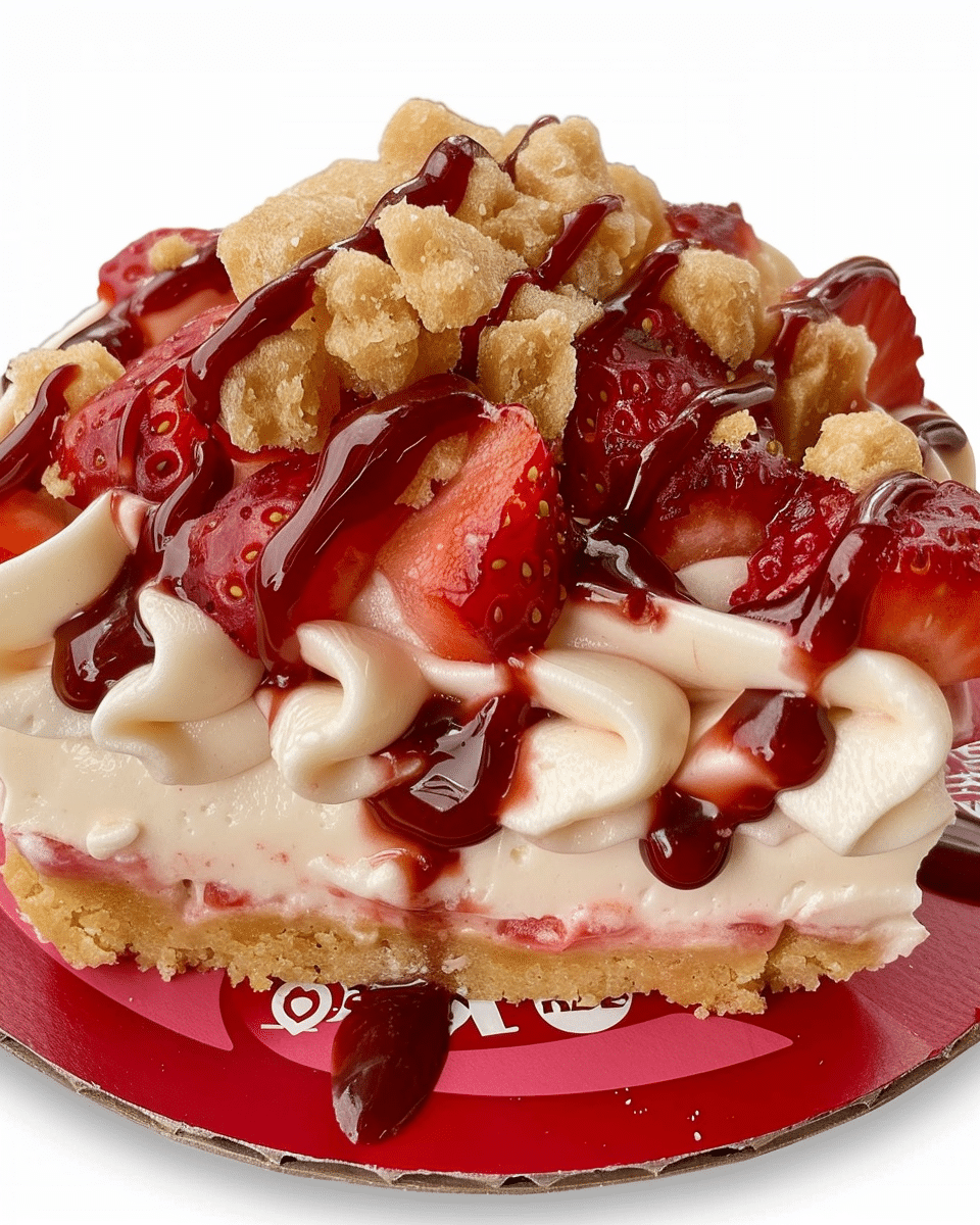 Strawberry Cheesecake Funnel Cake
