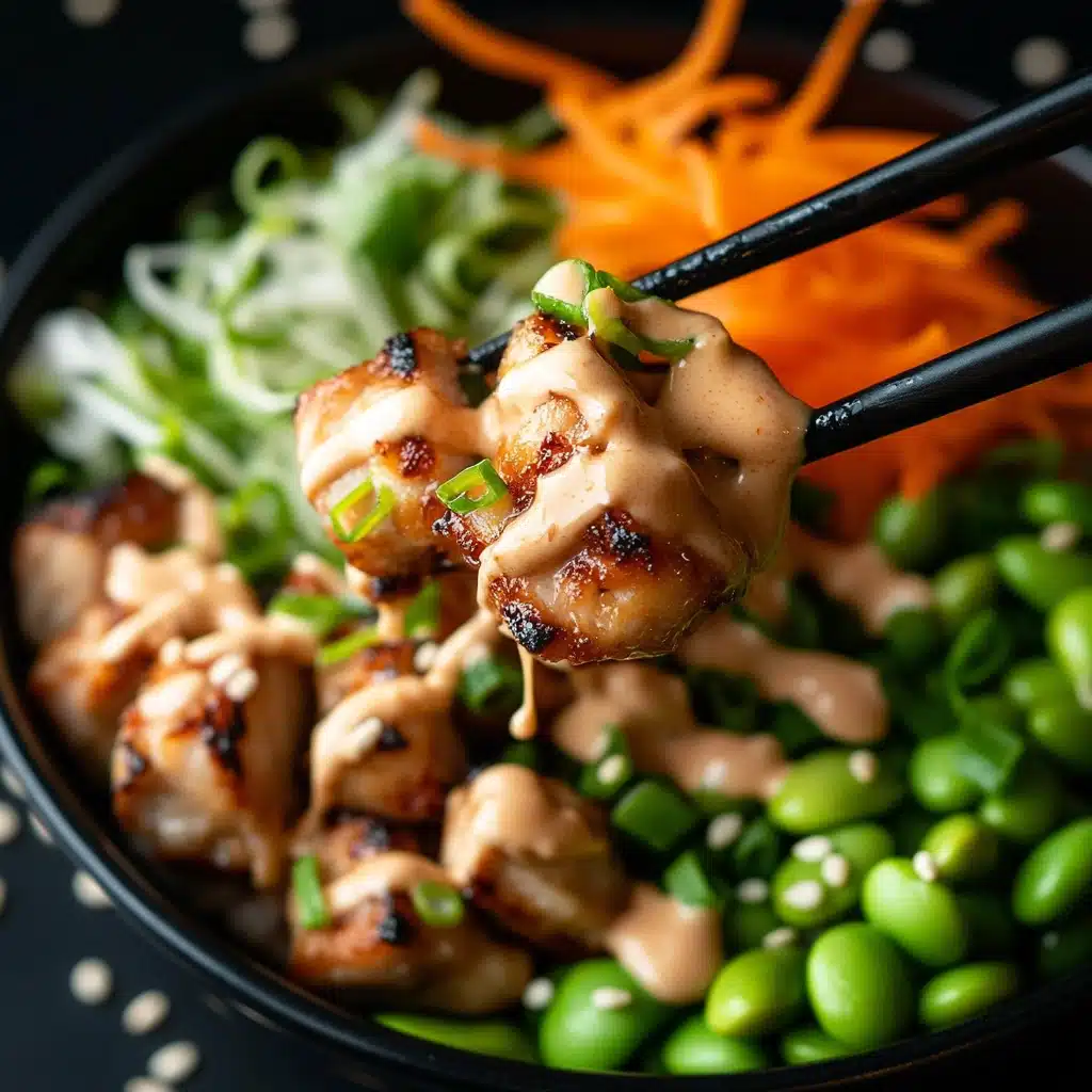 delicious and healthy Chicken Poke Bowl Recipe 4 delicious and healthy Chicken Poke Bowl Recipe - Recipe Image