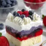 Summer Berry Poke Cake Recipe