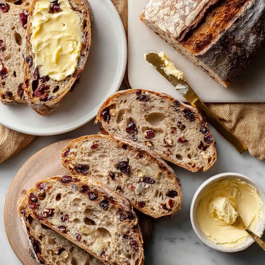 Crusty Cranberry Nut No Knead Bread Recipe 5 Crusty Cranberry Nut No Knead Bread Recipe - Recipe Image