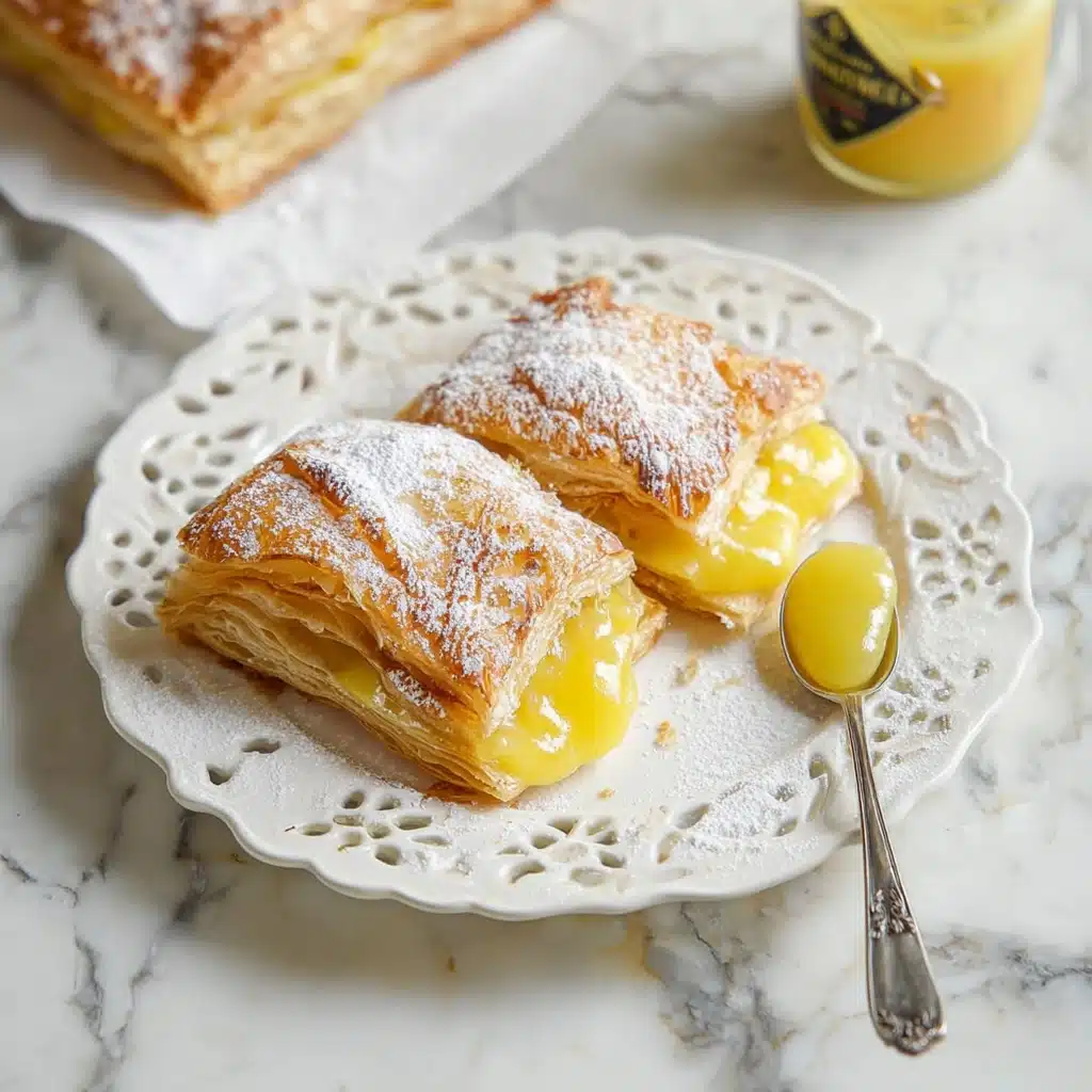 LEMON CREAM CHEESE PUFF PASTRY BRAID Recipe 5 LEMON CREAM CHEESE PUFF PASTRY BRAID Recipe - Recipe Image