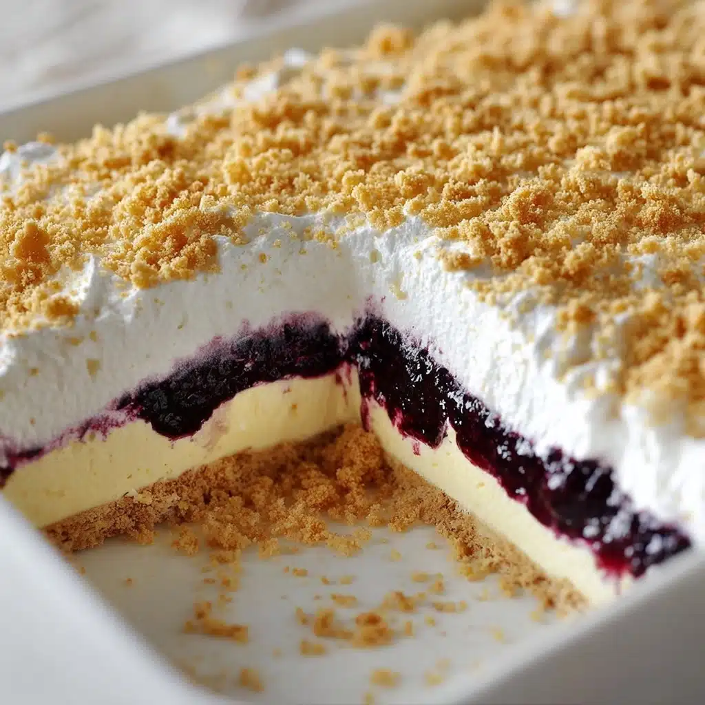 No Bake Lemon Blueberry Dessert Recipe 4 No Bake Lemon Blueberry Dessert Recipe - Recipe Image