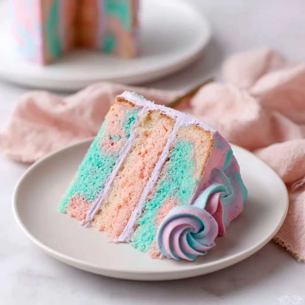 Whimsical Cotton Candy Cake 5 Whimsical Cotton Candy Cake - Recipe Image