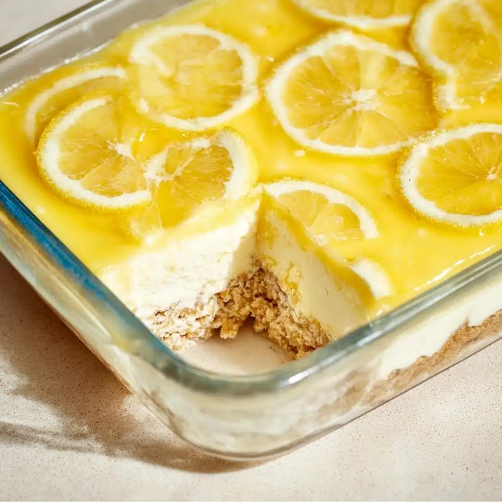 NO-BAKE LEMON ECLAIR CAKE Recipe 4 NO-BAKE LEMON ECLAIR CAKE Recipe - Recipe Image