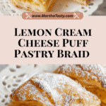 LEMON CREAM CHEESE PUFF PASTRY BRAID Recipe