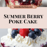 Summer Berry Poke Cake Recipe