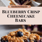 Blueberry Crisp Cheesecake Bars Recipe