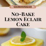 NO-BAKE LEMON ECLAIR CAKE Recipe