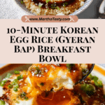10-min. Easy Korean Egg Rice (Gyeran Bap)