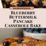 Blueberry Buttermilk Pancake Casserole Recipe
