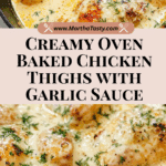 Creamy Oven Baked Chicken Thighs Recipe