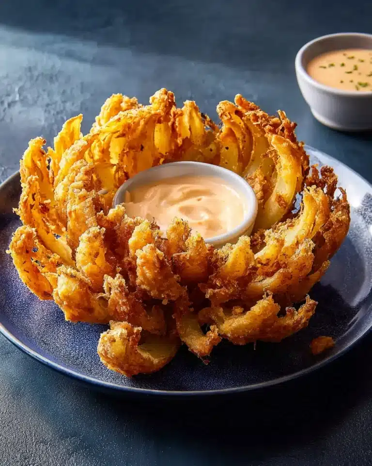 Blooming Onion and Dipping Sauce Recipe