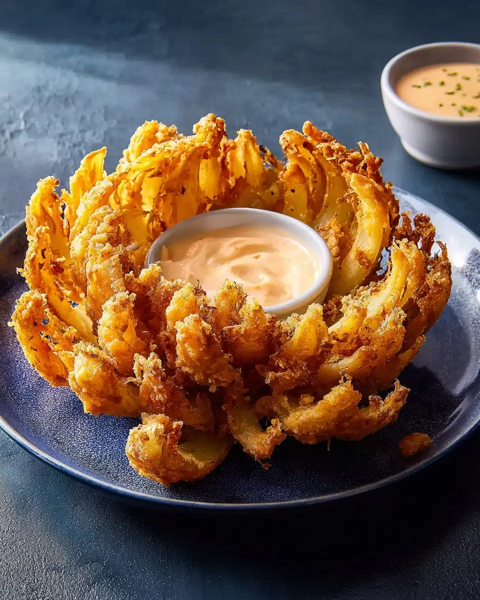 Blooming Onion and Dipping Sauce Recipe