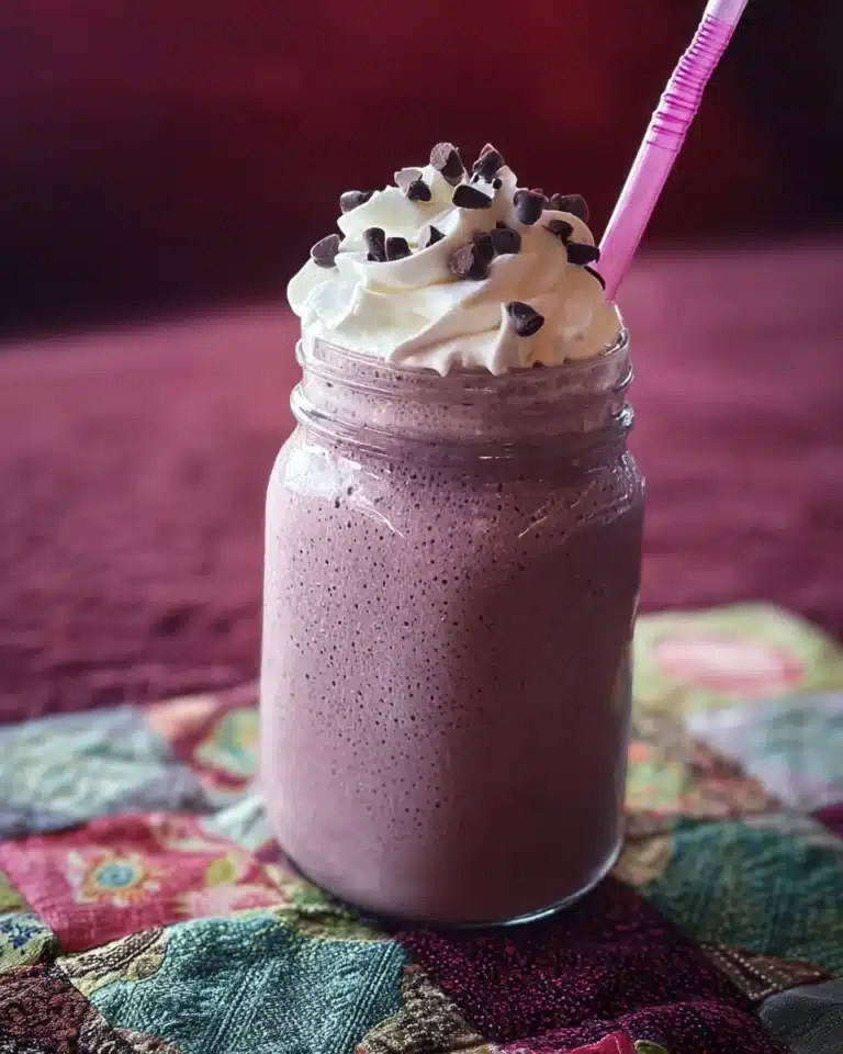 Berry Chocolate Protein Smoothie Recipe
