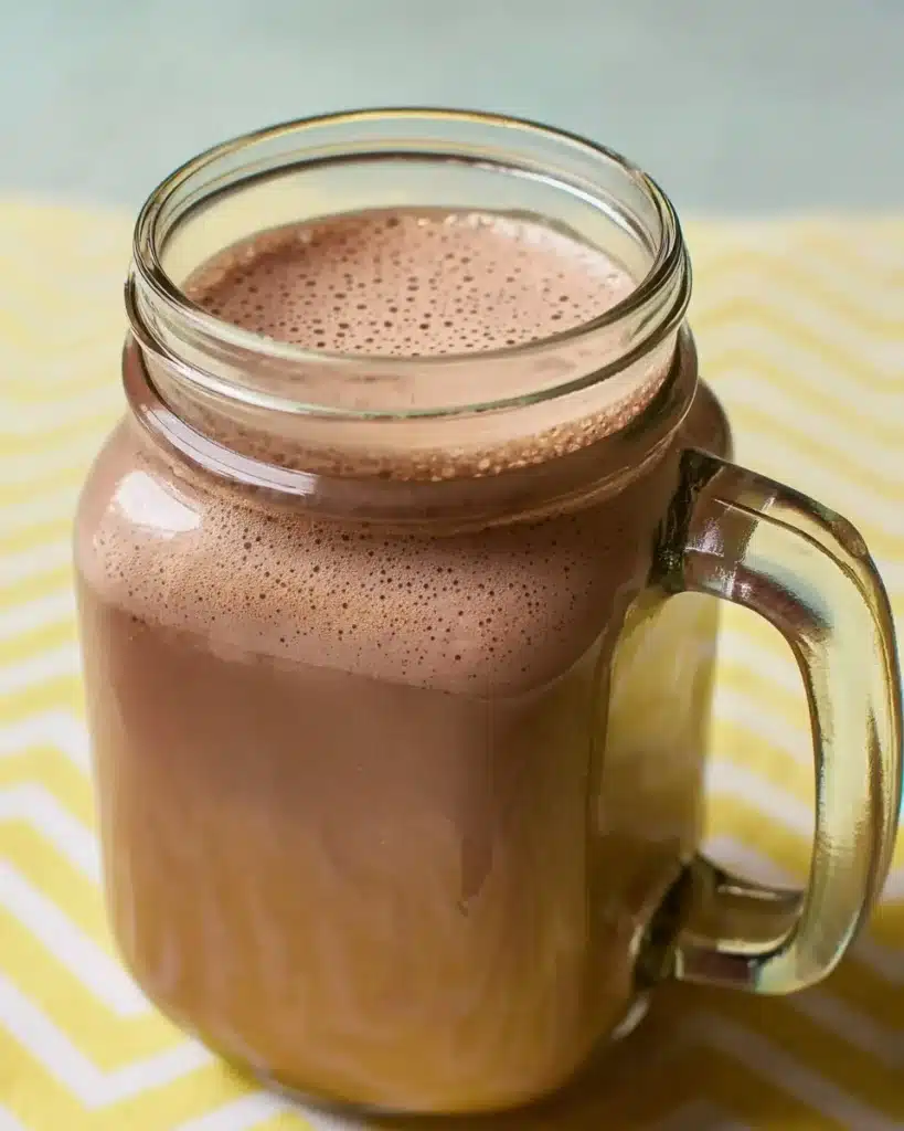 Cocoa, Banana, and Peanut Butter Smoothie Recipe