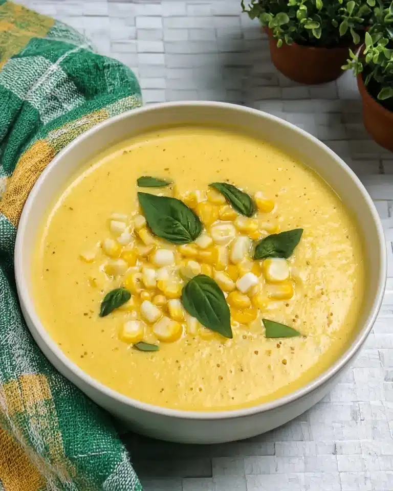 Sweet Corn Gazpacho Recipe