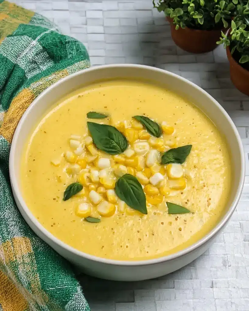 Sweet Corn Gazpacho Recipe