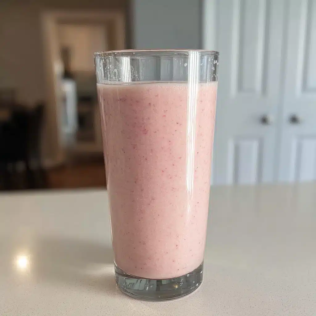 Creamy Banana Strawberry Split Smoothie Recipe - Recipe Image