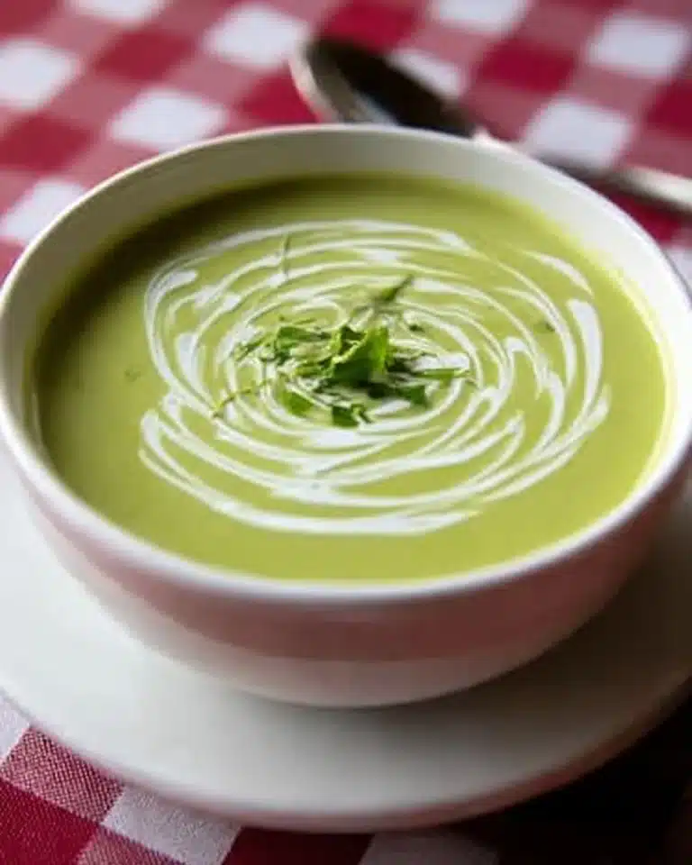 Chilled Sugar Snap Pea Soup Recipe