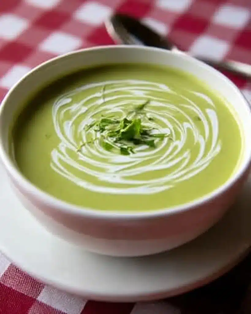 Chilled Sugar Snap Pea Soup Recipe