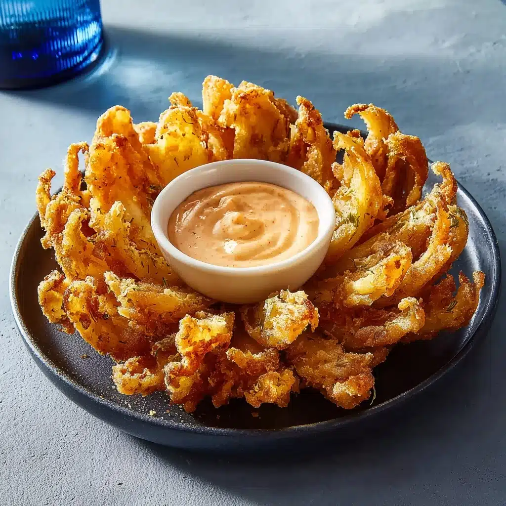 Blooming Onion and Dipping Sauce Recipe 5 Blooming Onion and Dipping Sauce Recipe - Recipe Image