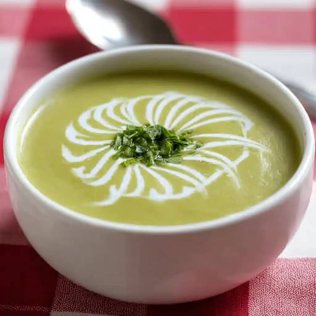Chilled Sugar Snap Pea Soup Recipe - Recipe Image