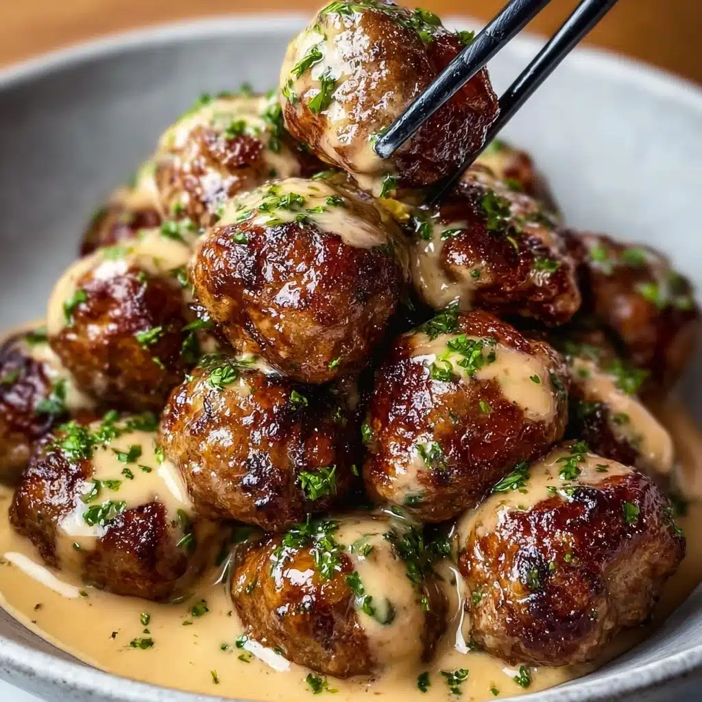 Korean BBQ Meatballs with Spicy Mayo Dip Recipe - Recipe Image