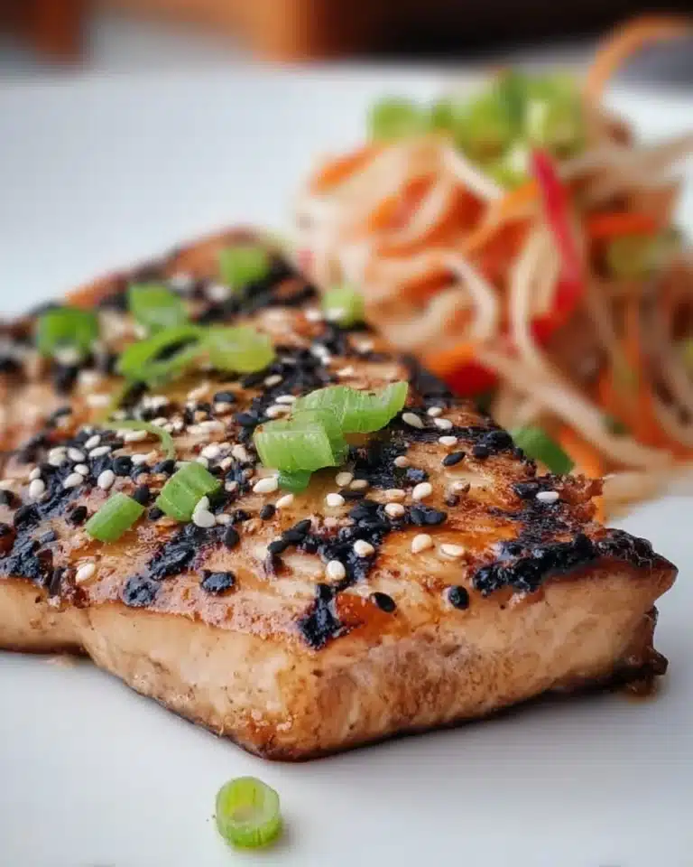 Sesame Grilled Salmon Recipe