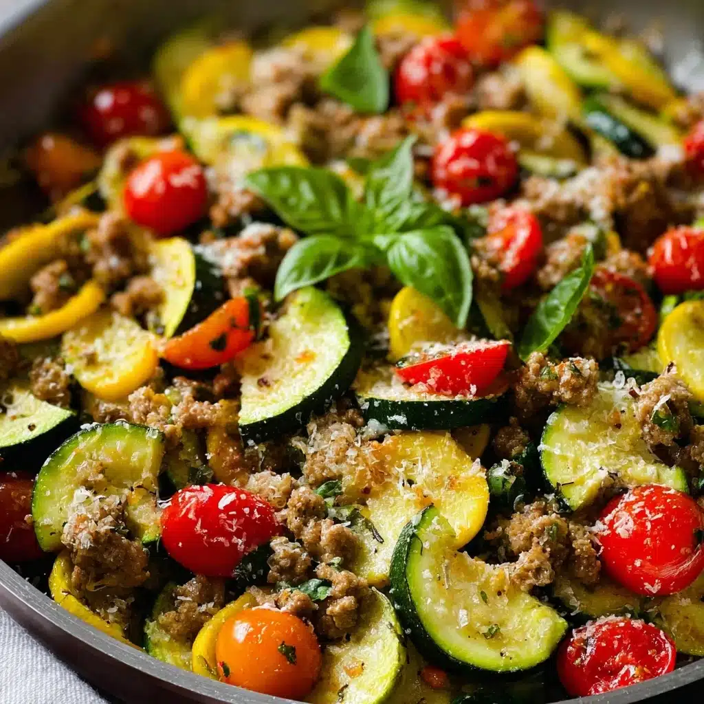Low Carb Ground Turkey and Zucchini Skillet Recipe - Recipe Image