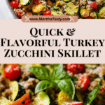 Low Carb Ground Turkey and Zucchini Skillet Recipe