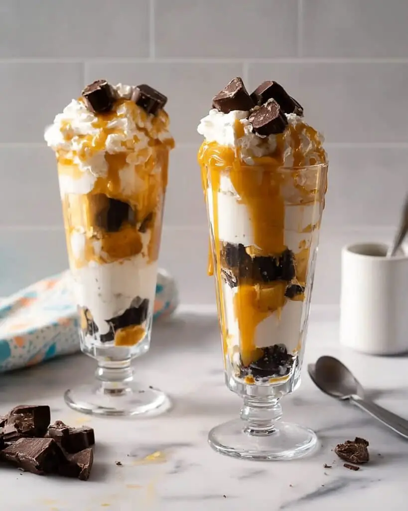 Copycat Costco Caramel Brownie Sundae Recipe