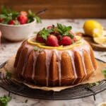 Summery Strawberry Lemonade Pound Cake Recipe