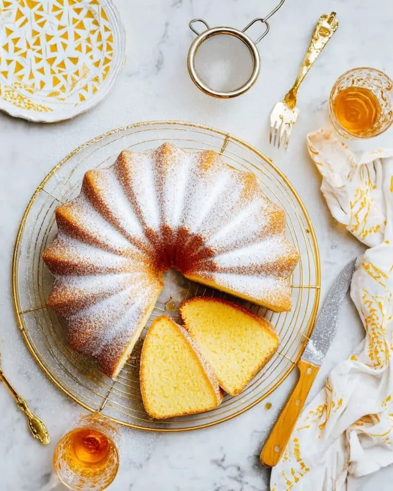 Kentucky Bourbon Butter Cake with Whiskey Glaze Recipe