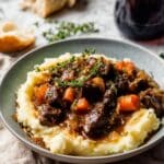 Cider Braised Short Ribs with Caramelized Onions Recipe