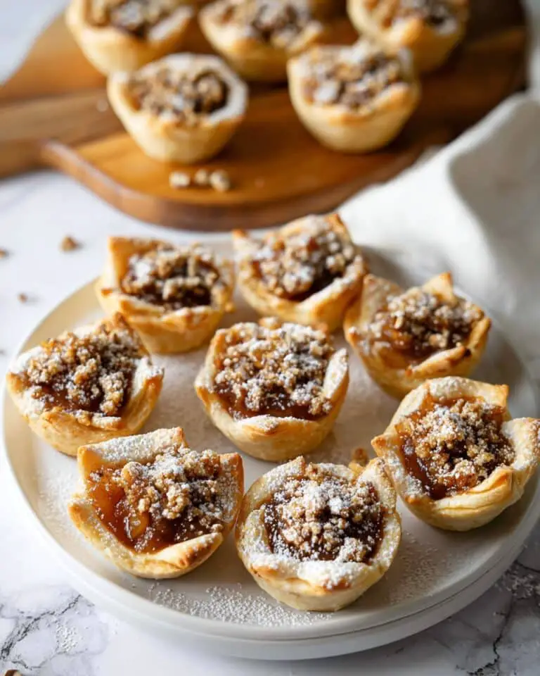 Mini Apple Tarts with Peanut Butter Crumble Recipe