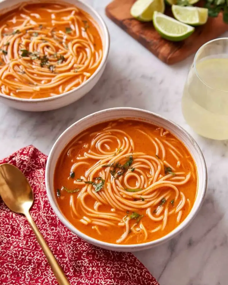 Sopa de Fideo: Toasted Noodle Soup in a Bright Tomato Broth Recipe