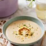 Creamy Oven-Roasted Cauliflower Soup Recipe