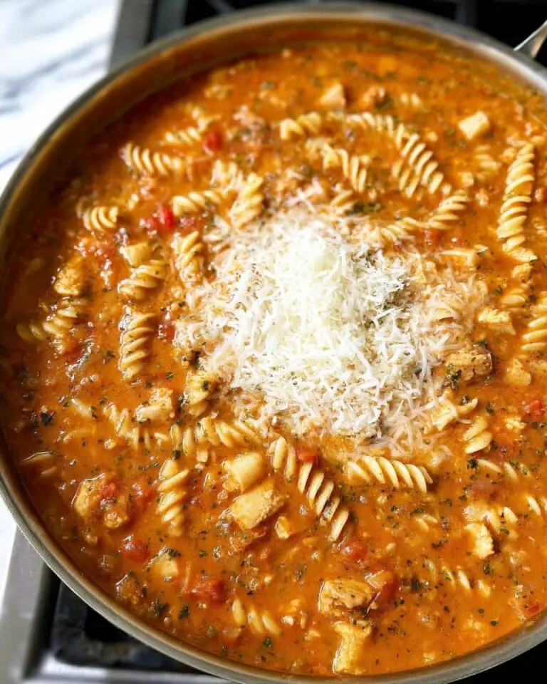 Grilled Chicken Parmesan Soup Recipe