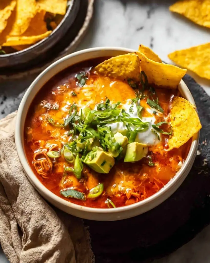 Crockpot Buffalo Chicken Chili Recipe