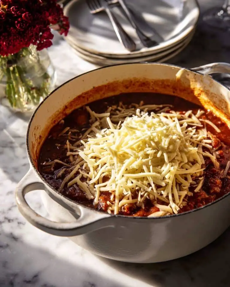 Easy Chipotle Cheddar Beef Chili Recipe