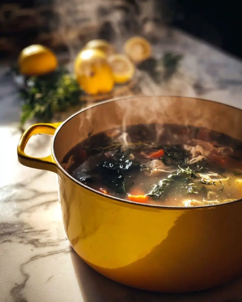 Crockpot Hearty Chicken and Rice Soup Recipe