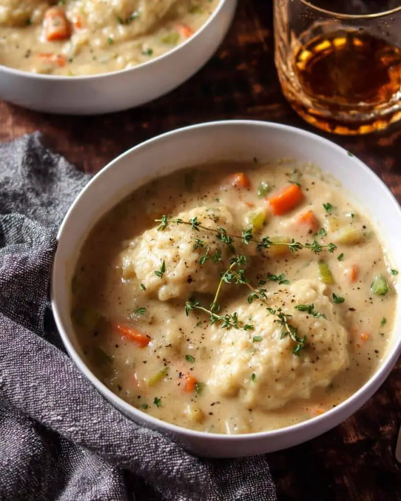 Crockpot Creamy Chicken and Dumplings Recipe