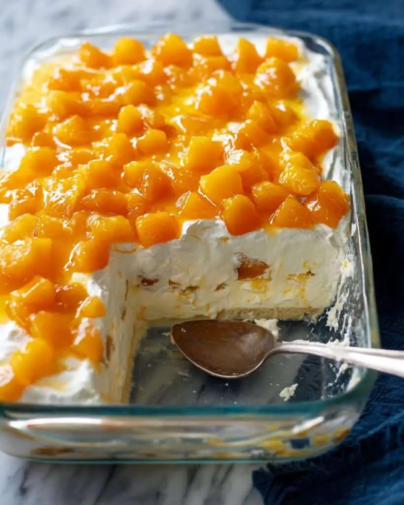 Peach Cream Cake Recipe
