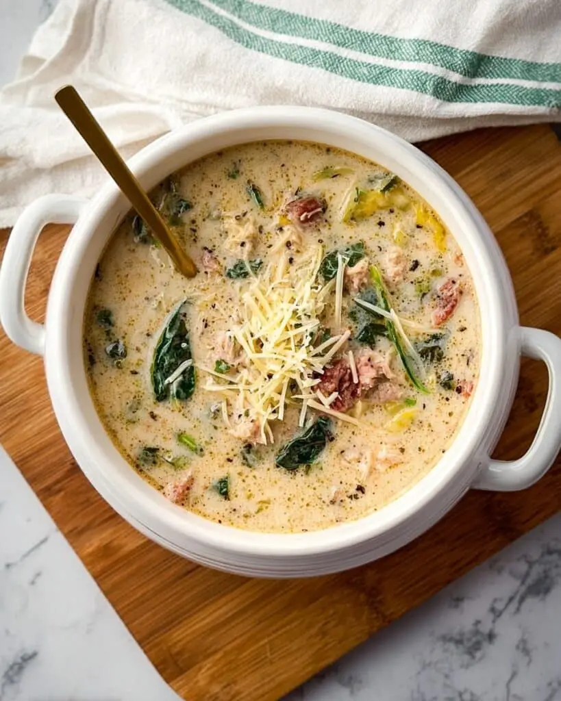 Creamy Italian Sausage Soup Recipe