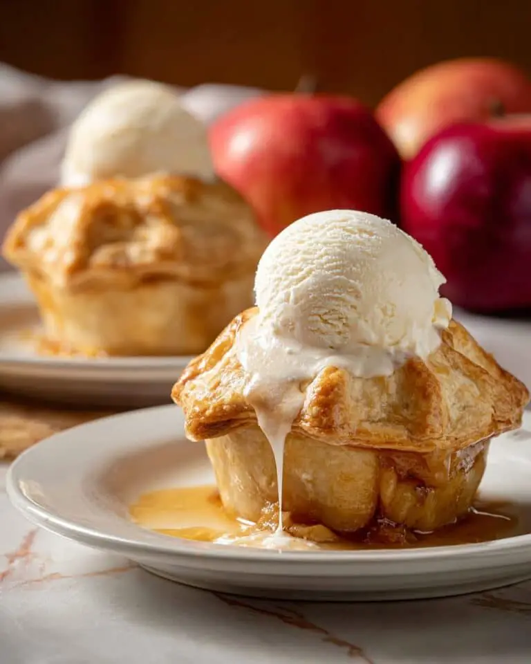 Apple Dumplings with Spiced Brown Sugar Filling and Apple Cider Sauce Recipe