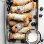 Blueberry Cheesecake Egg Rolls Recipe