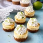 Easy Mini Key Lime Cheesecakes Recipe