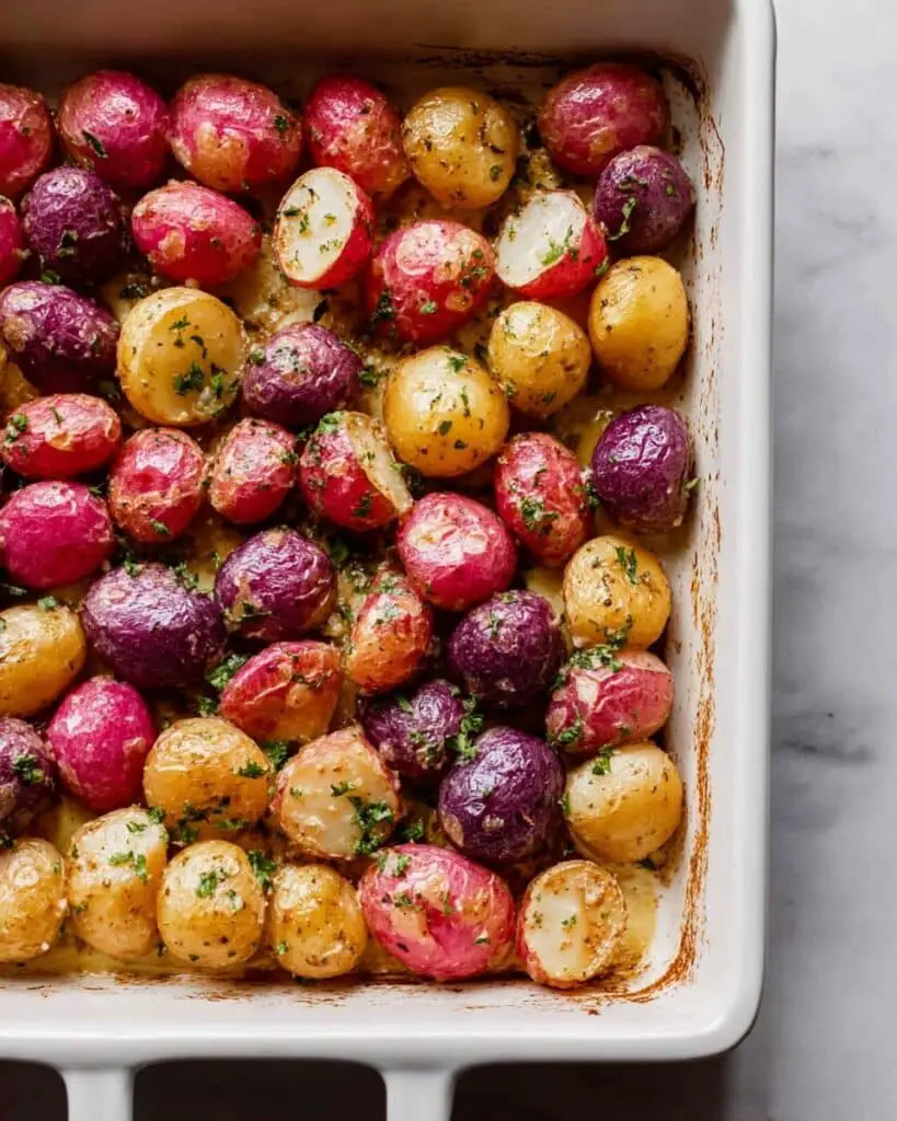 Roasted Radishes with Garlic and Herbs Recipe