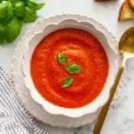 Cozy 3-Ingredient Roasted Tomato Soup Recipe