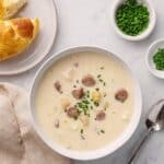 Simple 3-Ingredient Potato and Sausage Soup Recipe